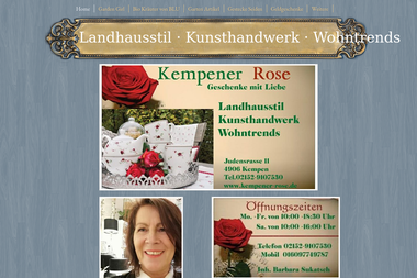 kempener-rose.de - Geschenkartikel Großhandel Kempen
