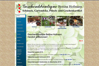 geschenkboutique-hofmann.de - Geschenkartikel Großhandel Kulmbach