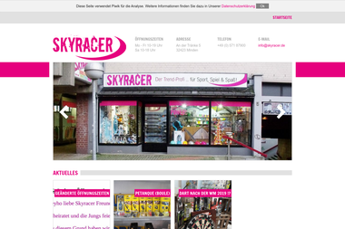 skyracer.de - Geschenkartikel Großhandel Minden