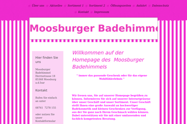 moosburger-badehimmel.de - Geschenkartikel Großhandel Moosburg An Der Isar