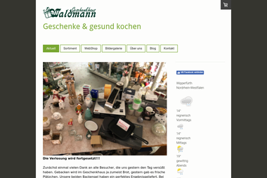 geschenke-gesund-kochen.de - Geschenkartikel Großhandel Wipperfürth
