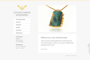 goldschmiede-wesenberg.de - Juwelier Cottbus
