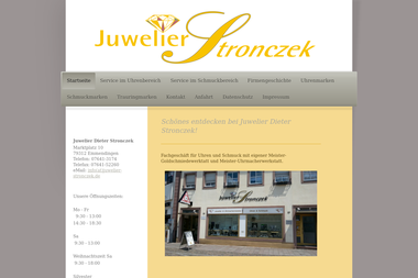 juwelier-stronczek.de - Juwelier Emmendingen