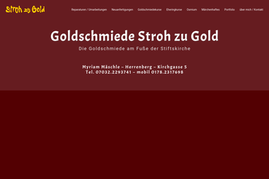 goldschmiede-strohzugold.de - Juwelier Herrenberg