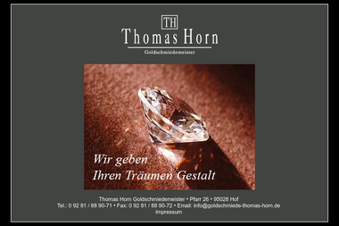 goldschmiede-thomas-horn.de - Juwelier Hof
