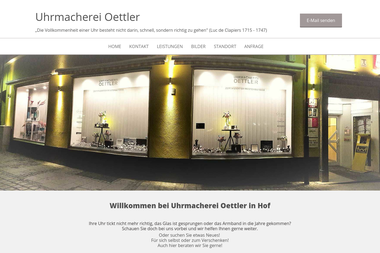 uhrmacherei-oettler.de - Juwelier Hof