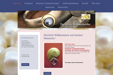 tina-werles-schmuckatelier.de - Juwelier Kaiserslautern