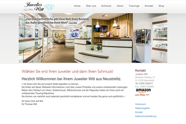 witt-juwelier.de - Juwelier Neustrelitz