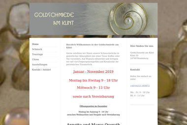 goldschmiede-am-klint.de - Juwelier Rendsburg
