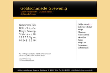 goldschmiede-grewenig.de - Juwelier Syke