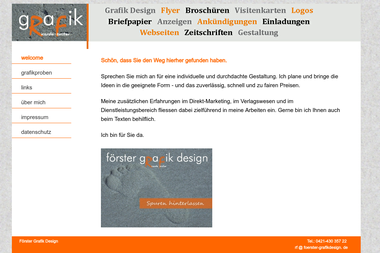 foerster-grafikdesign.de - Grafikdesigner Bremen