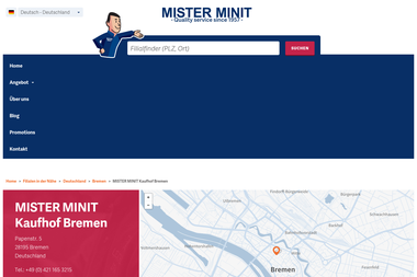 misterminit.eu/de_de/shops/mister-minit-kaufhof-bremen - Graveur Bremen