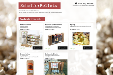 scheffer-pellets.de - Holzbriketts Arnsberg