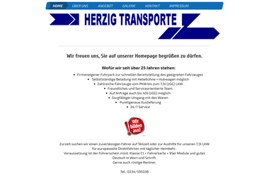 herzig-transporte.de - Kleintransporte Bochum