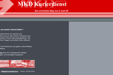 mkd-kurierdienst.de - Kleintransporte Mönchengladbach