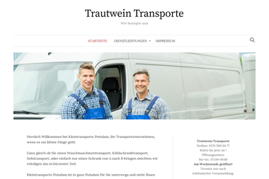 trautwein-transporte.de - Kleintransporte Potsdam