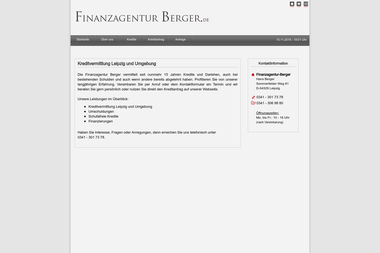 finanzagentur-berger.de - Kreditvermittler Leipzig