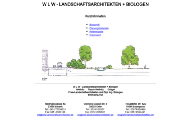 wlw-landschaftsarchitekten.de - Landschaftsgärtner Lübeck