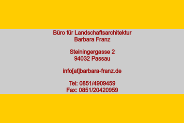 barbara-franz.de - Landschaftsgärtner Passau