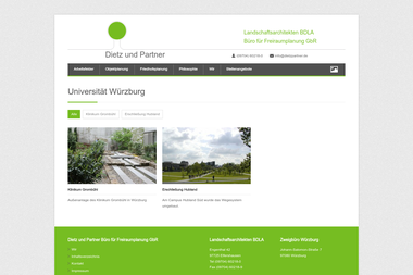 dietzpartner.de/objektplanung/universitaet-wuerzburg.html - Landschaftsgärtner Würzburg