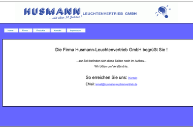 husmann-leuchtenvertrieb.de - Elektronikgeschäft Bremen