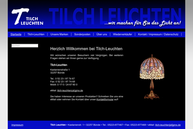tilch-leuchten.de - Elektronikgeschäft Bünde