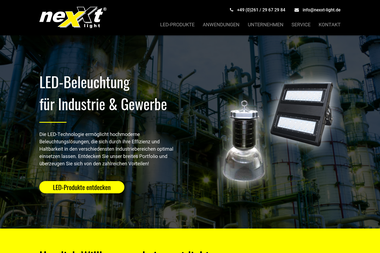 nexxt-light.de - Elektronikgeschäft Koblenz