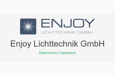 enjoy-lichttechnik.de - Elektronikgeschäft Paderborn