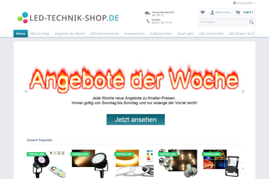 led-technik-shop.de - Elektronikgeschäft Sehnde