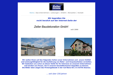 zeller-baudekoration.de - Malerbetrieb Alzenau