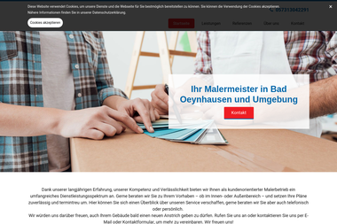 maler-himburg.de - Malerbetrieb Bad Oeynhausen