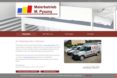 maler-pyszny.de - Malerbetrieb Dorsten