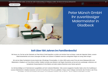 petermuenchgmbh.de - Malerbetrieb Gladbeck