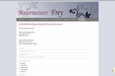 malermeister-frey.de/page5 - Malerbetrieb Glauchau