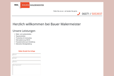 bauer-malermeister.com - Malerbetrieb Gross-Umstadt