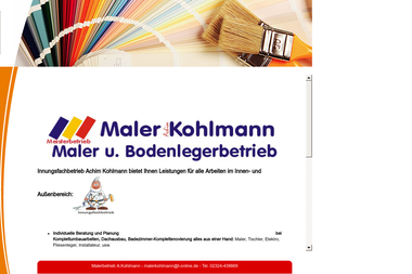 maler-kohlmann.de - Malerbetrieb Hattingen
