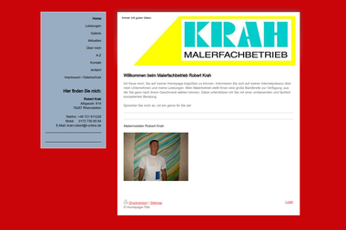 maler-krah.de - Malerbetrieb Rheinstetten