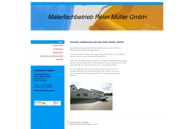 peter-mueller-gmbh.de - Malerbetrieb Salzgitter