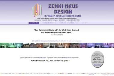 zenki-haus-design.de - Malerbetrieb Usingen