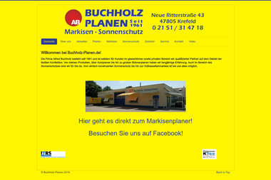 buchholz-planen.de - Markisen, Jalousien Krefeld
