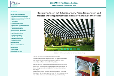 markisen-cassani.de - Markisen, Jalousien München