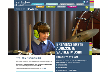 musikschule.bremen.de - Musikschule Bremen