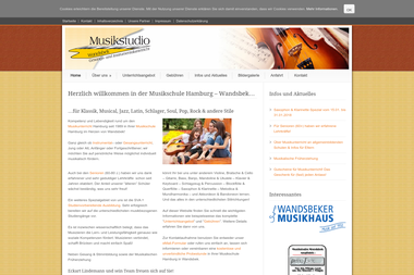 musikstudio-wandsbek.de - Musikschule Hamburg