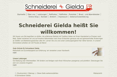 schneiderei-gielda.com - Näharbeiten Weilburg