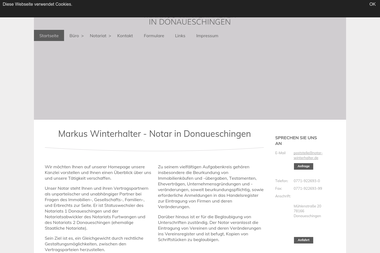 notar-winterhalter.de - Notar Donaueschingen