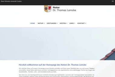 lemcke.notar.de - Notar Greifswald