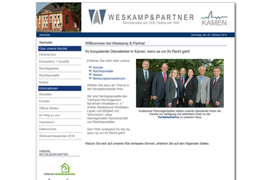 weskamp-partner.de - Notar Kamen