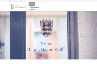notar-drwolff.de - Notar Mannheim