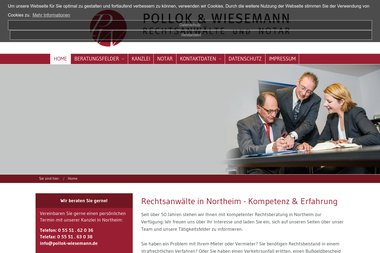 pollok-wiesemann.de - Notar Northeim