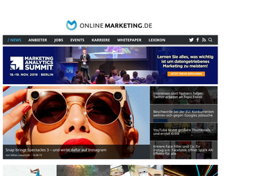 onlinemarketing.de - Online Marketing Manager Hamburg
